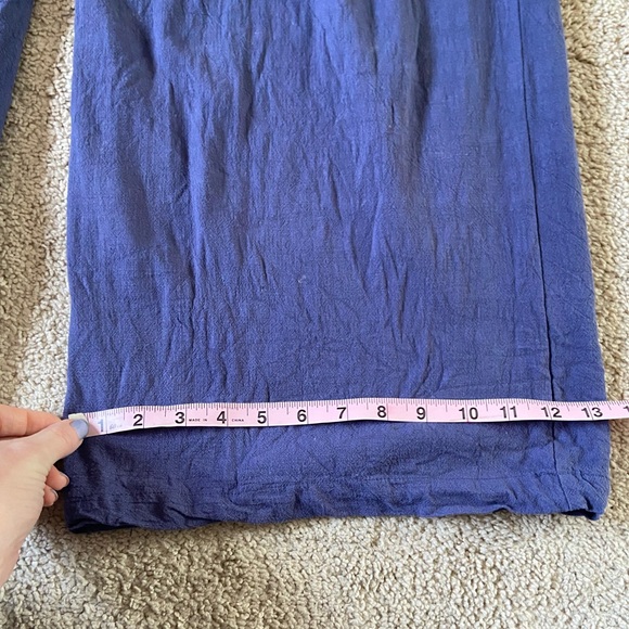 Easel wide leg pants blue patch pockets - Picture 5 of 10